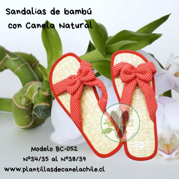 sandalias de bambu